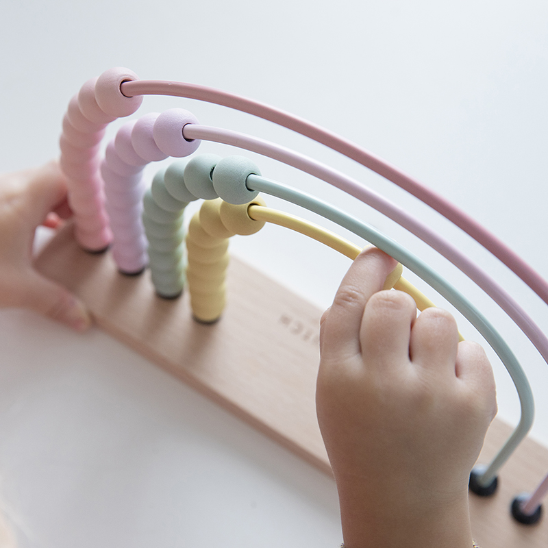 4456 - rainbow abacus - pink - 5