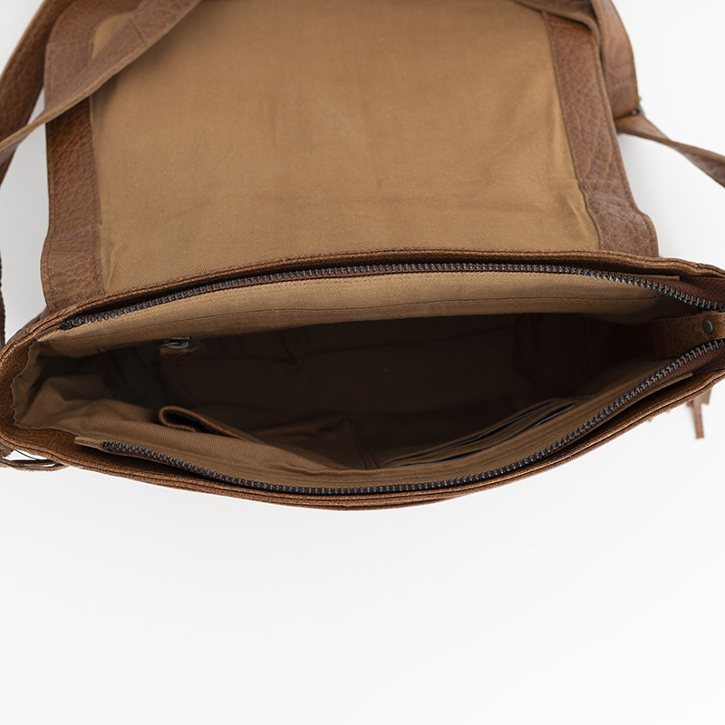 Bag Murcia Cognac Zebra inside