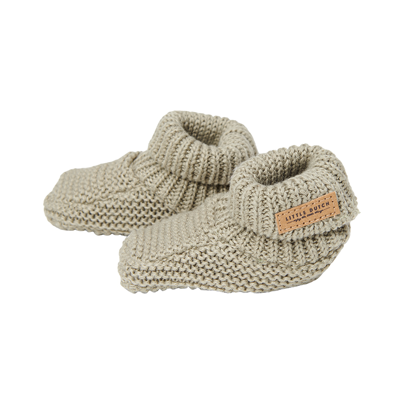 Babyslofjes olive