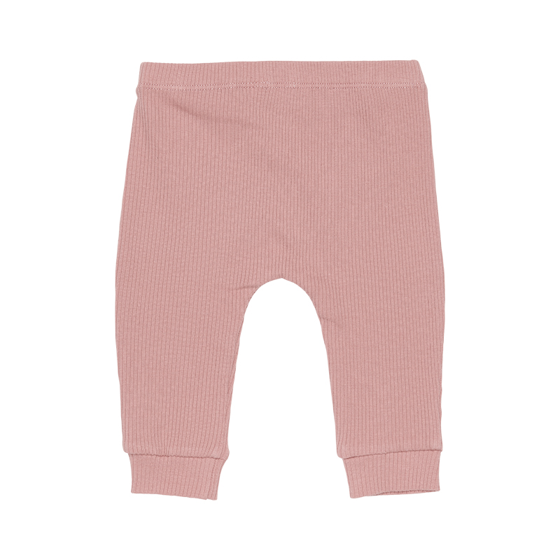 Broek rib vintage roze achterkant