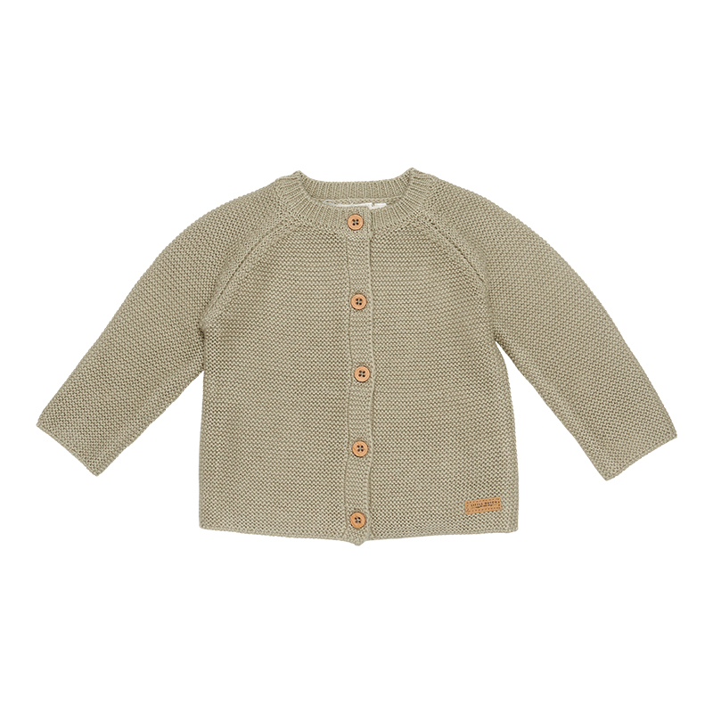 Gebreid vestje olive