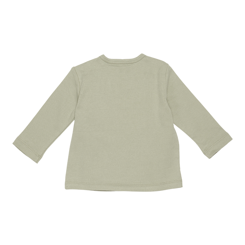 Longsleeve seagull olive achterkant