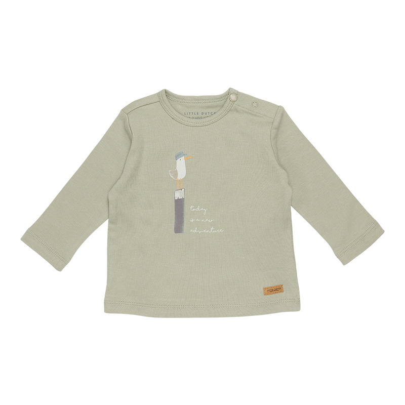 Longsleeve seagull olive