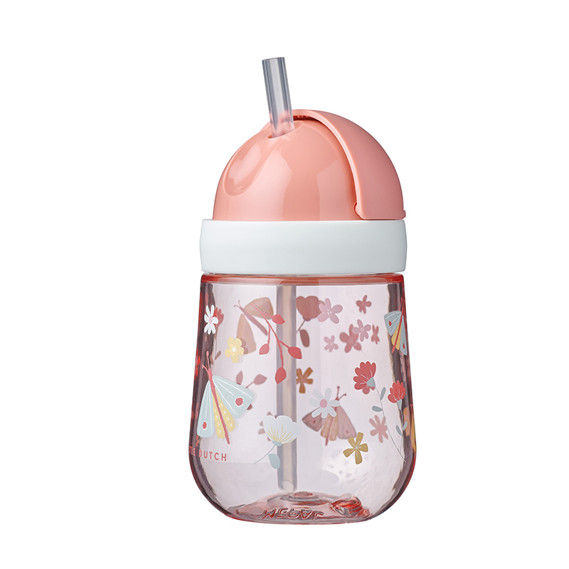 108014065243 - Straw cup - flowers and butterflies - Product (2)