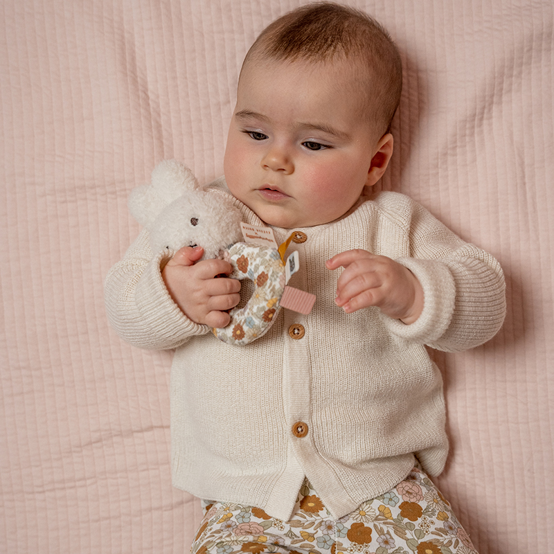 NIJN761 - Vintage flowers rattle (2)