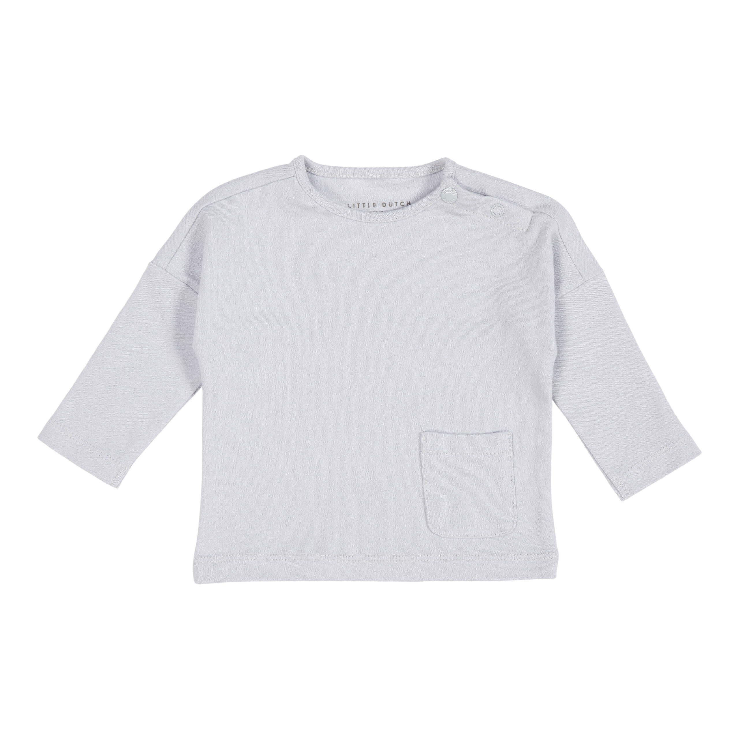 CL11742402 - T-shirt long sleeves with pocket Soft Blue - 68 (1)