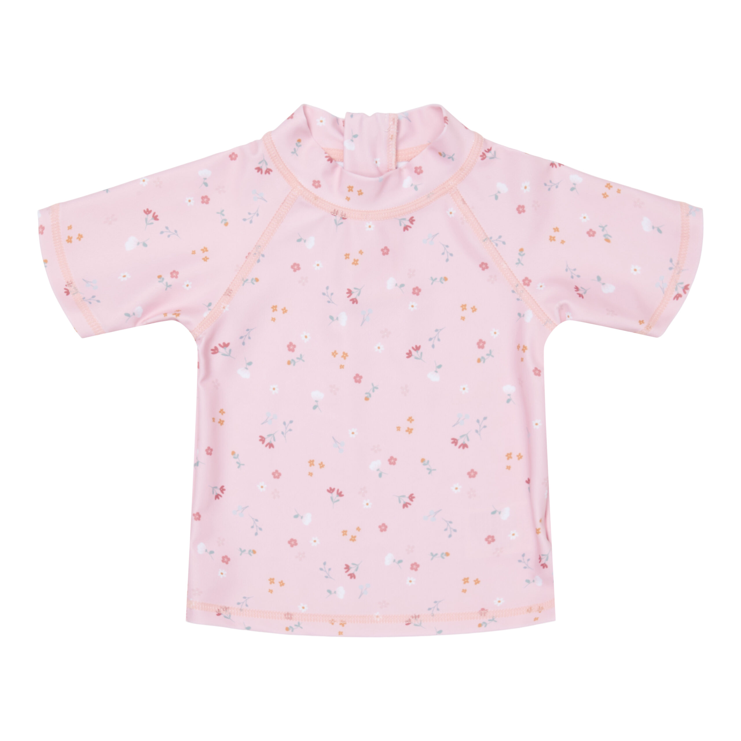 CL12443316 - T-shirt Short Sleeve - Little Pink Flowers - (1)
