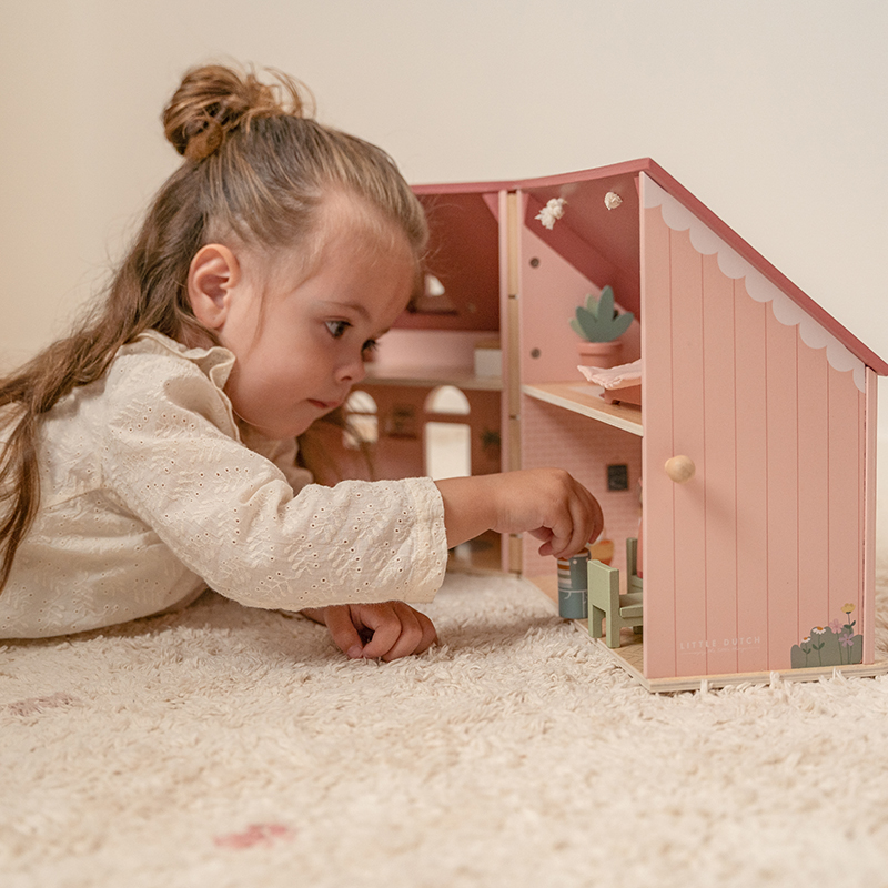 LD7116 - Doll House Suitcase - Poppenhuis koffer (3)